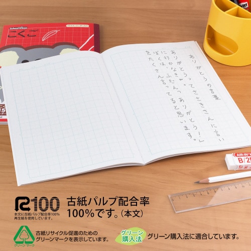 学習帳 スクールキッズ こくご15マス×10