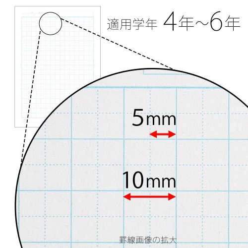 学習帳スクールキッズ 自主勉強5mm方眼×10