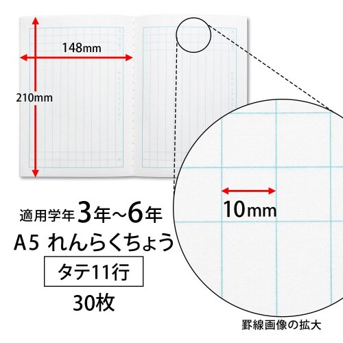連絡帳カレッジアニマル タテA5 11行×10
