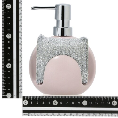 ピーニュキッチンディスペンサー マットピンク