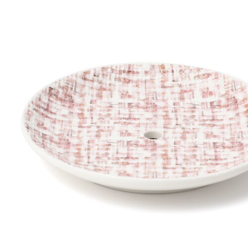 ツイード ケーキスタンド ピンク