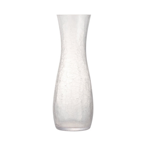 クラックル フラワーベース L クリア