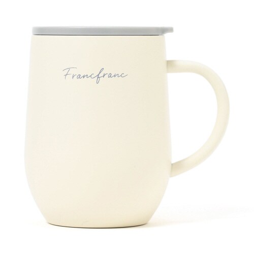 フタ付き ステンレスサーモマグ ホワイト×4