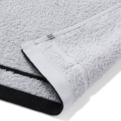 吸水速乾 バスタオル リボン グレー×2