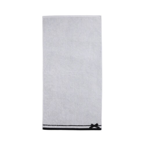 吸水速乾 バスタオル リボン グレー×2