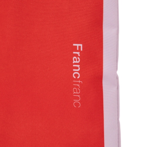 バイカラー 保冷エコバッグ レッド×5