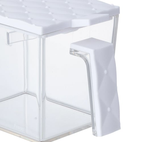 クッキングコンテナ クロス L ホワイト×4