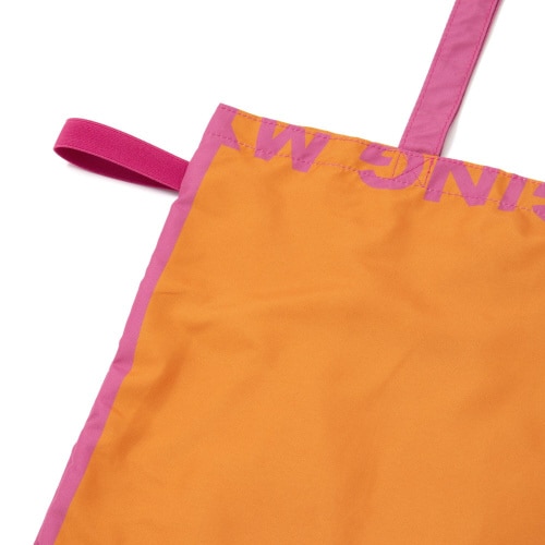 バイカラー 保冷エコバッグ オレンジ×5