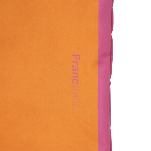 バイカラー 保冷エコバッグ オレンジ×5