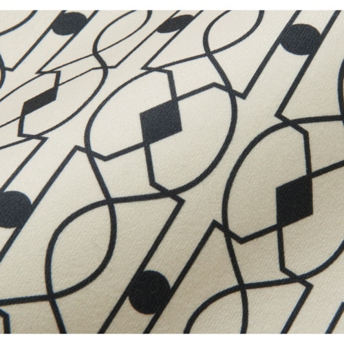 オーバルプリント キッチンマット S タイル×2