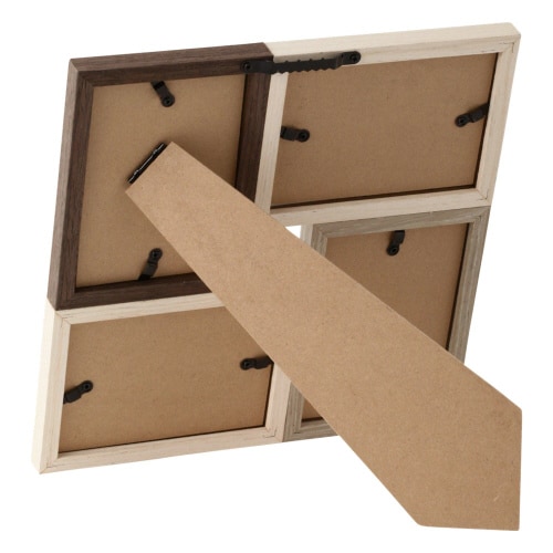 ナチュラル フォトフレーム 4面 ミックス×3