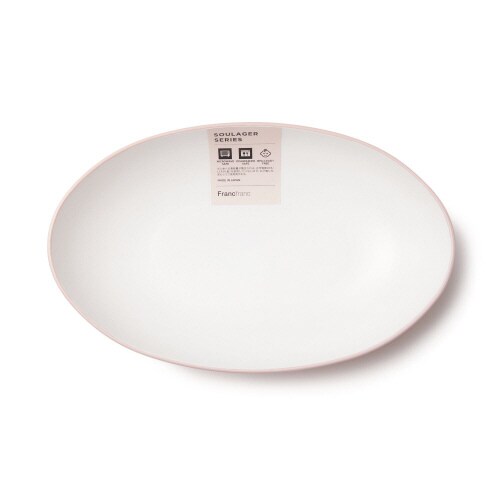 スラージュ レンジ対応オーバルボウル ピンク×3