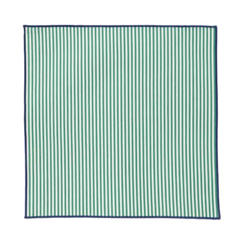 キッチンクロス ストライプ グリーン×5