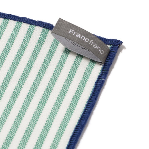 キッチンクロス ストライプ グリーン×5