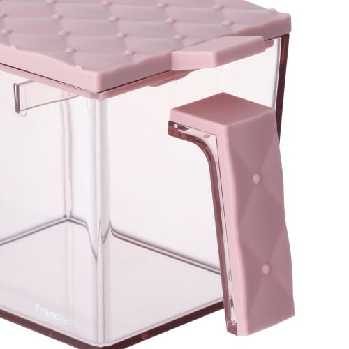 クッキングコンテナ クロス L ピンク×4