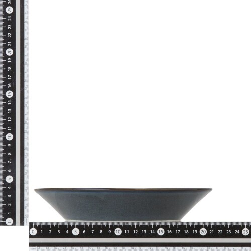 美濃焼 彩り 深プレート ライトグレー×4