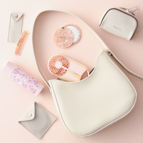 ポーチ付き コーム S ピンク×3