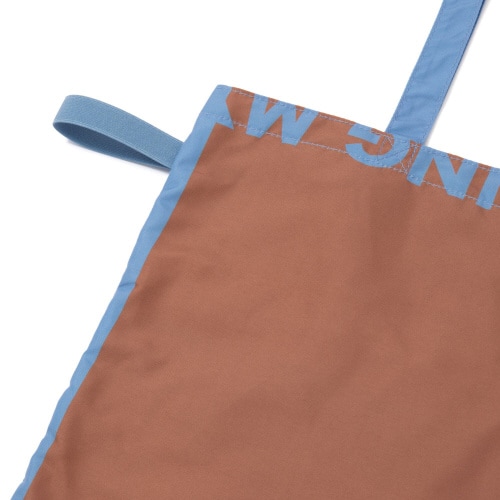 バイカラー 保冷エコバッグ ブラウン×5