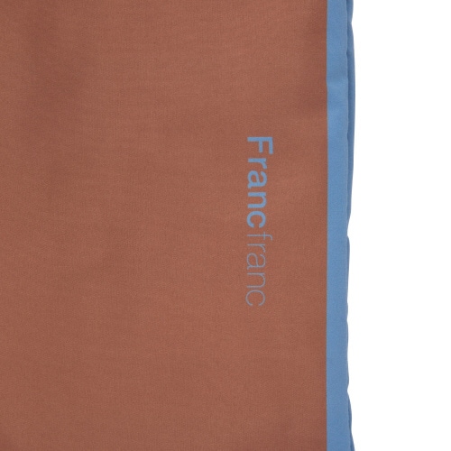 バイカラー 保冷エコバッグ ブラウン×5