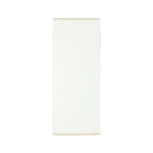 抗菌防臭 オーナメントフェイスタオル ホワイト×2