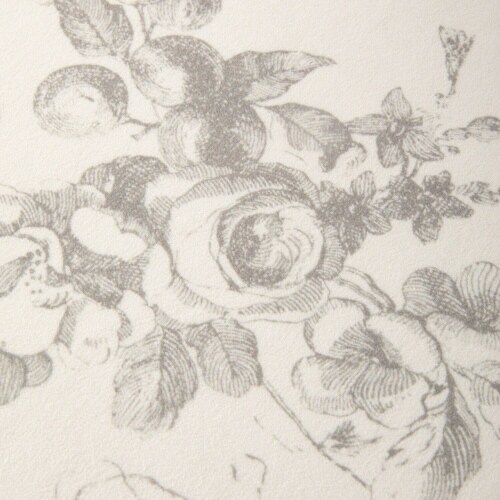 デザインプリントラグ クラシックフラワー 1400