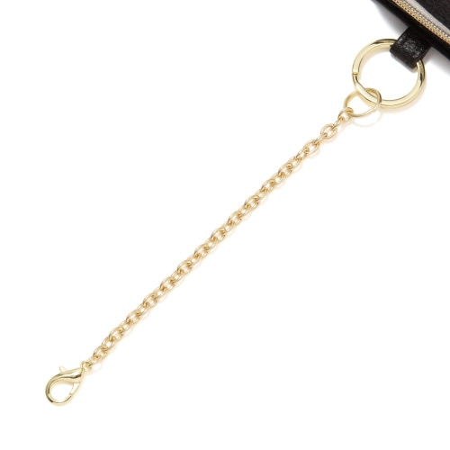 バッグチャームエコバッグ タイポ ブラック×6