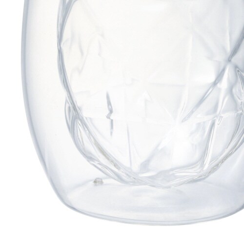 ダイヤ ダブルウォールグラス クリア×2