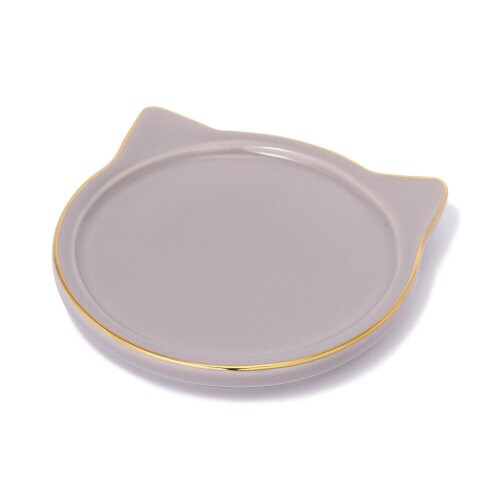 キャット フィギュア マグ グレー×2