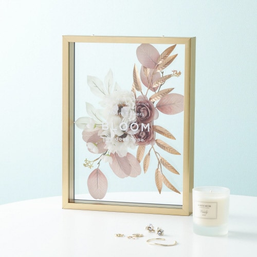 アートフラワー アートボード ピンク