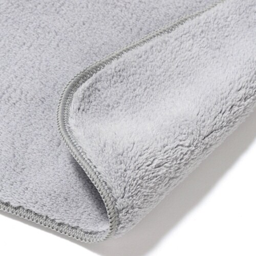 マイクロファイバーフェイスタオル グレー×3