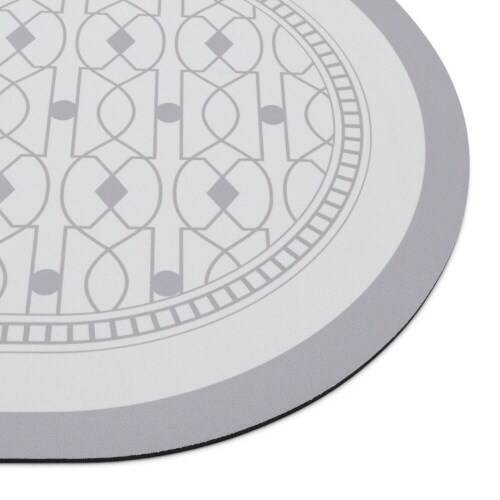 珪藻土入りソフトバスマット オーバル タイル×2