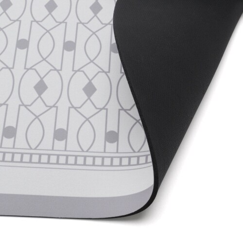 珪藻土入りソフトバスマット オーバル タイル×2