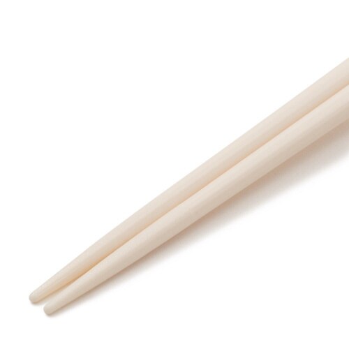 ロゴ スリムランチ箸 アイボリー×5