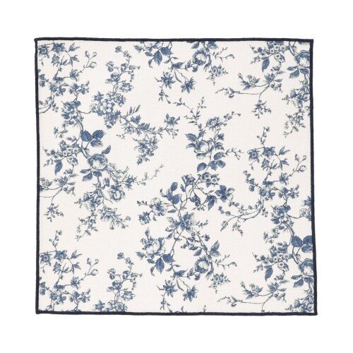 キッチンクロス ボタニカル ブルー×5