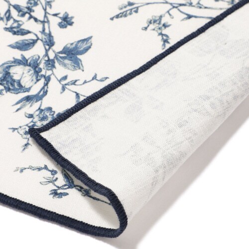 キッチンクロス ボタニカル ブルー×5