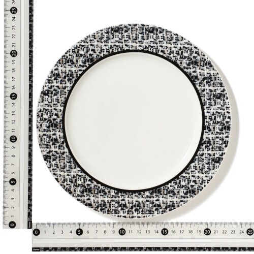 ツイード プレートM ブラック×2