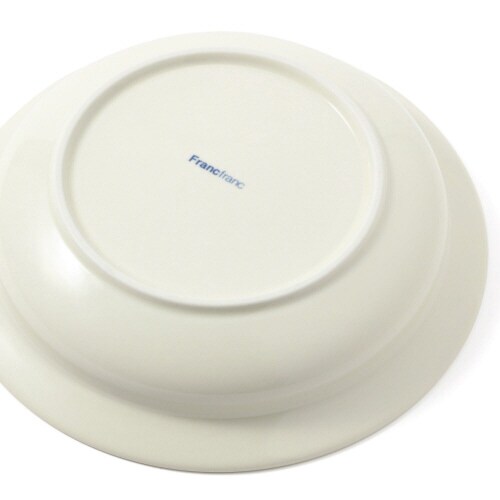 美濃焼 すくいやすい 深皿 アイボリー×2