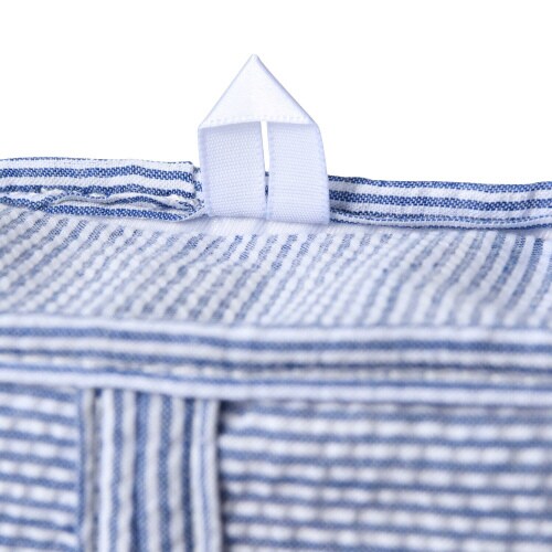 フリル ティッシュカバー ブルー×6