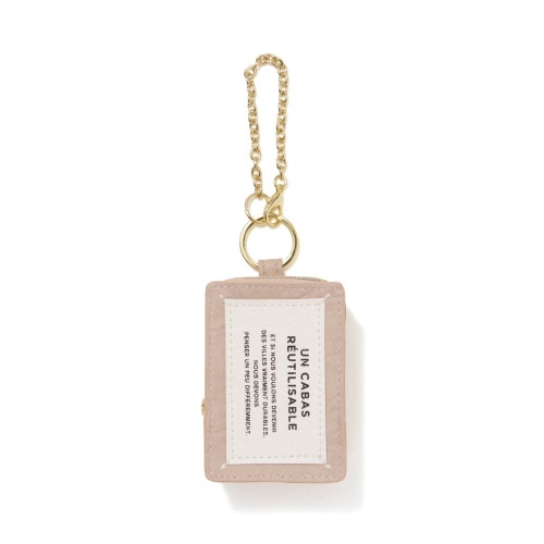 バッグチャームエコバッグタイポ ライトベージュ×6