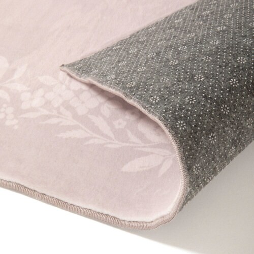 デザインプリントラグ フレームフラワー 1400