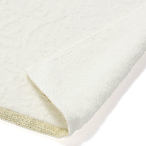 抗菌防臭 オーナメント バスタオル ホワイト×2