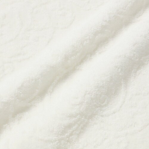 抗菌防臭 オーナメント バスタオル ホワイト×2