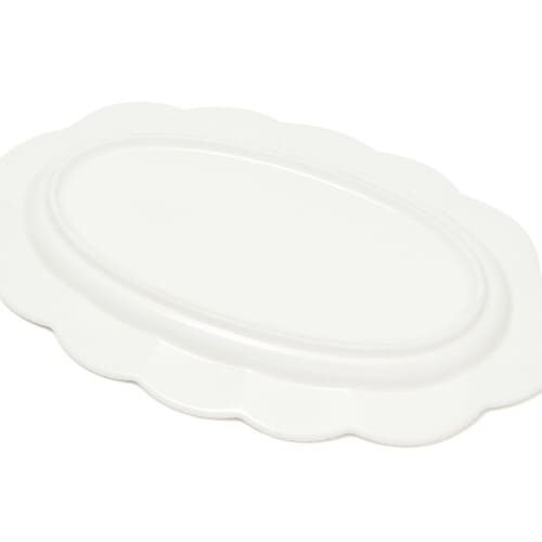 ブランシェ オーバルプレート フラワー×3