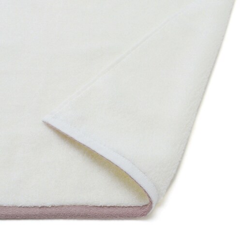 抗菌防臭 ベーシックロゴ バスタオル ホワイト×2