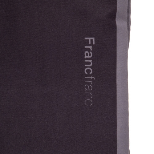 バイカラー 保冷エコバッグ ブラック×5