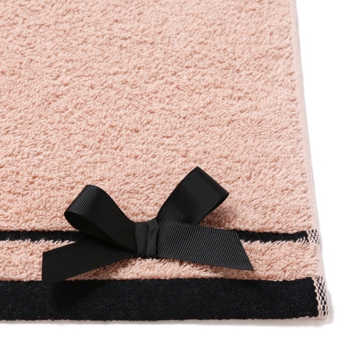 吸水速乾 バスタオル リボン ピンク×2