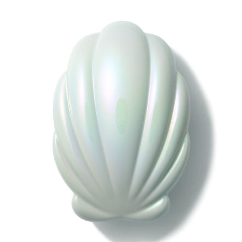 ヘアブラシ シェル ブルー×6