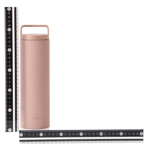 取手付き ステンレスボトル 730ml ピンク×6