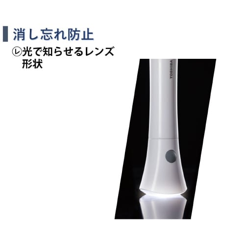 LEDランタン付き懐中電灯 ホワイト