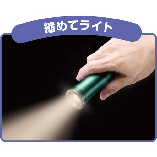 LEDランタン付きライト モスグリーン